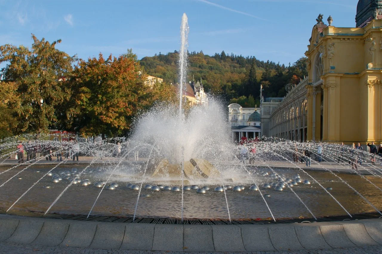 Фотография Поющий фонтан в Карловых Варах
