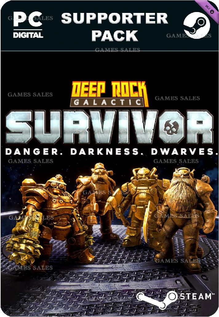 ✅💙DEEP ROCK GALACTIC: SURVIVOR - SUPPORTER PACK💙STEAM