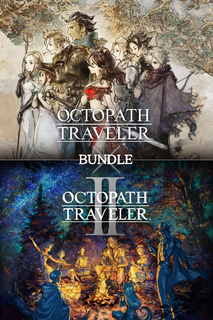 🎮OCTOPATH TRAVELER + OCTOPATH TRAVELER II Bundle 💚XBO