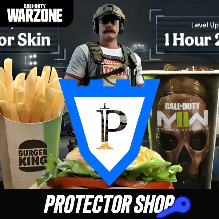 🔑MW3 skin BURGER TOWN🔥 🌍ALL REGIONS🌍