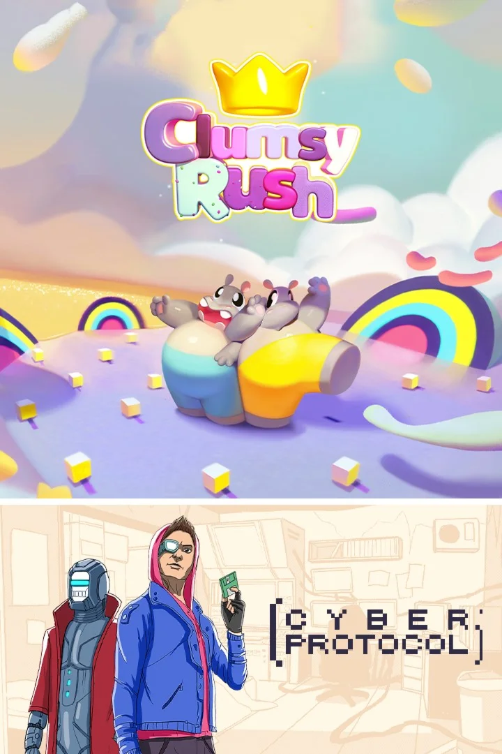 Clumsy Rush + Cyber Protocol XBOX Быстро