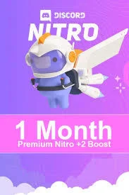 DISCORD NITRO 1 МЕСЯЦА 2 БУСТА