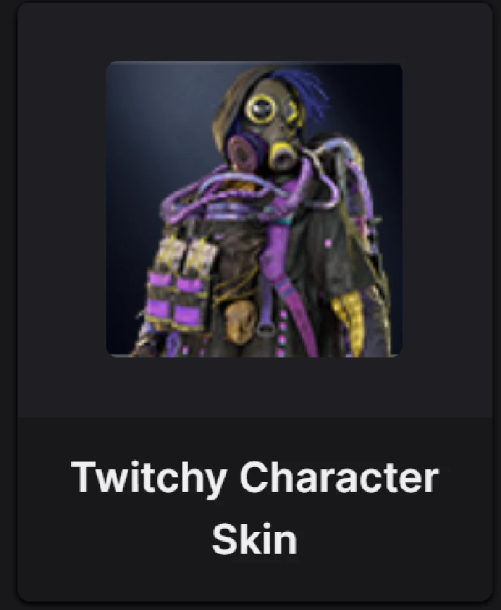 🔑XDefiant  Twitchy Character Skin KEY