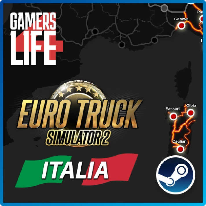 🔻Euro Truck Simulator 2 Italia DLC Steam Key