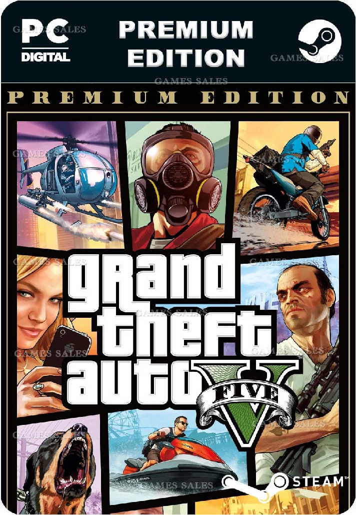 ✅💙GRAND THEFT AUTO V PREMIUM EDITION💙STEAM GIFT🤖AUTO