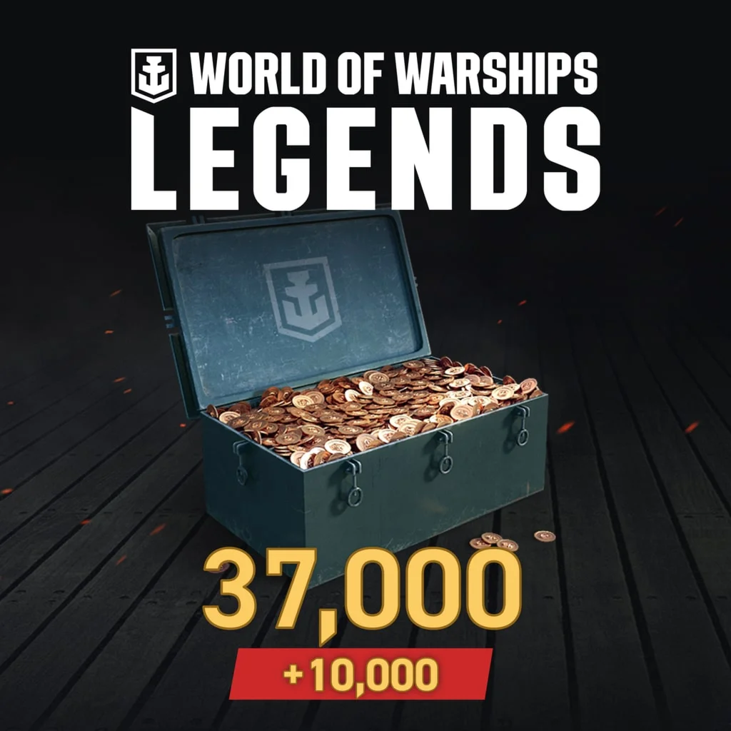 World of Warships: Legends - 47,000 Doubloons PS5ПСН