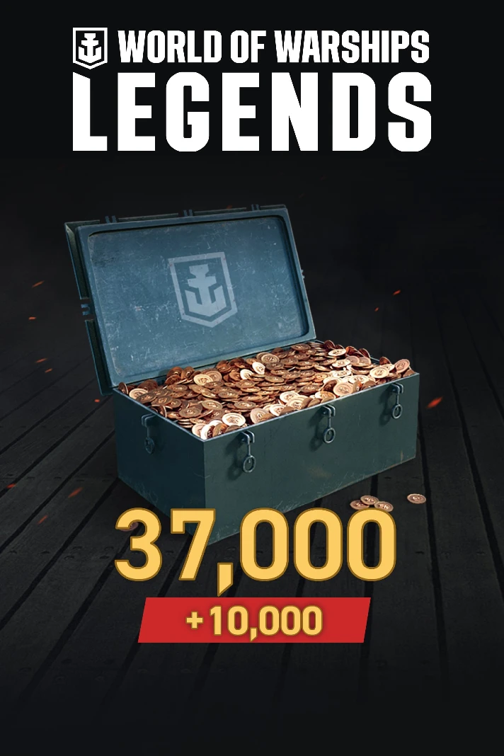 💰DLC World of Warships: Legends - 47,000 Doubloons 🚀F