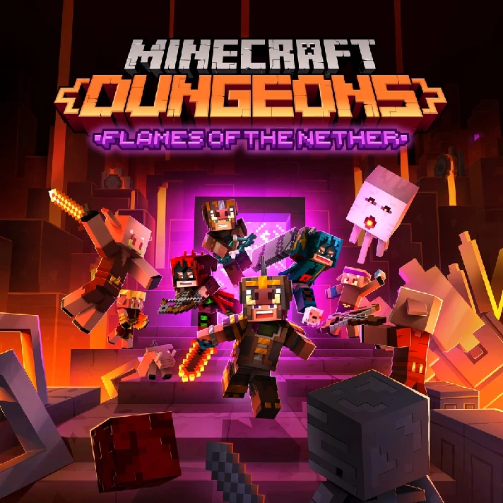 Minecraft Dungeons: Flames of the Nether✅PSN✅PS4