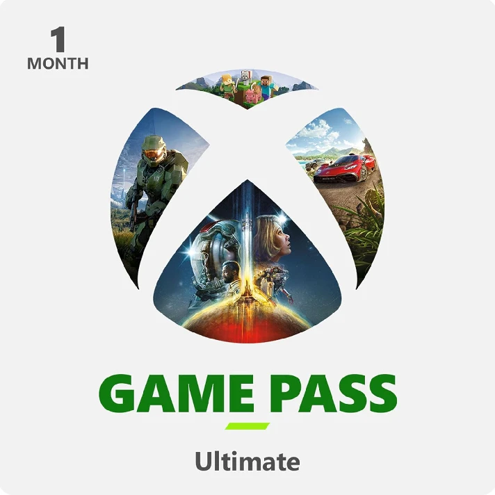 [India]🔥XBOX GAME PASS Ultimate 1 MONTH XGPU CDKEY🔥