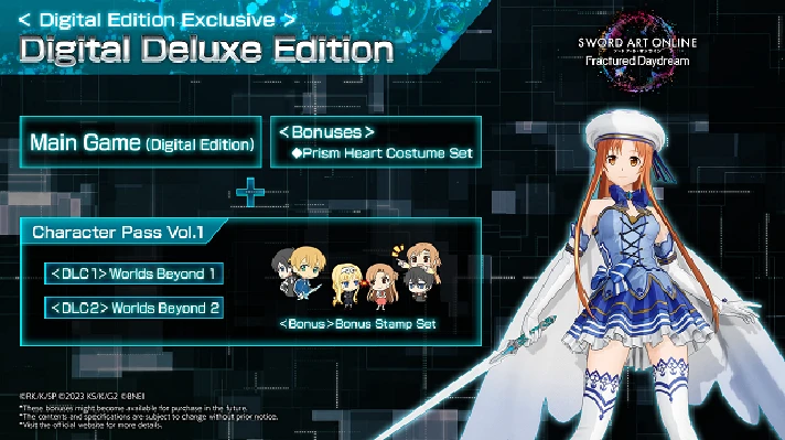 SWORD ART ONLINE Fractured Daydream Deluxe Edition KZ