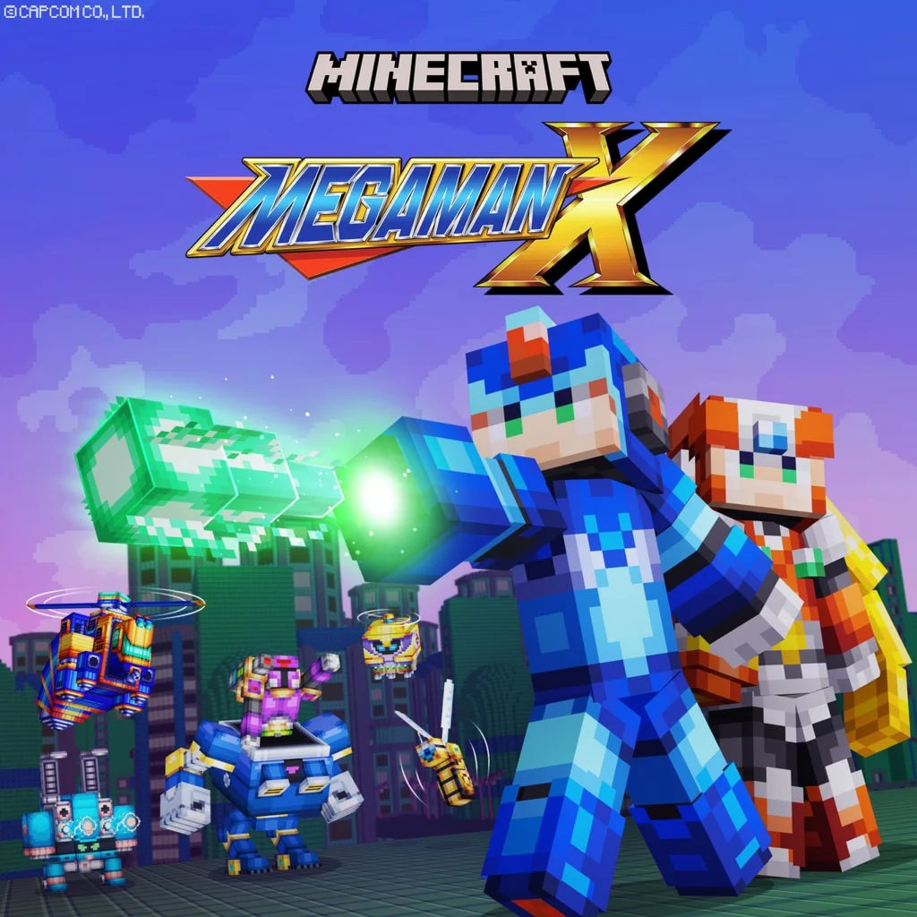 Minecraft: Mega Man XПСНPLAYSTATION