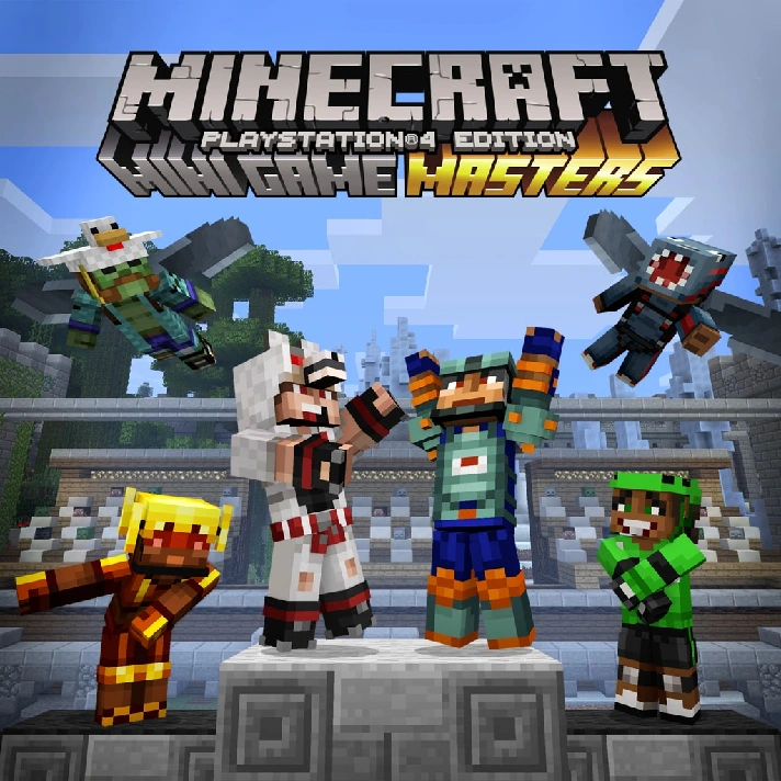 Minecraft Mini Game Masters Skin Pack✅PSN✅PS4