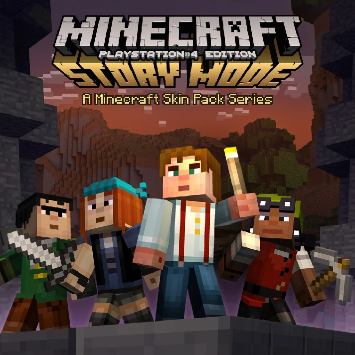 Minecraft Story Mode Skin Pack✅PSN✅PS4✅PLAYSTATION