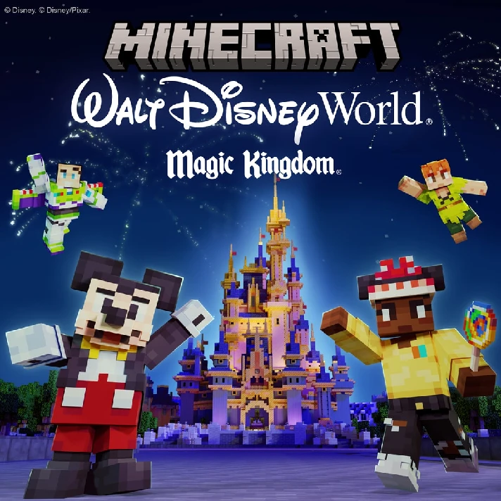 Minecraft Walt Disney World Magic Kingdom Adventure✅PSN