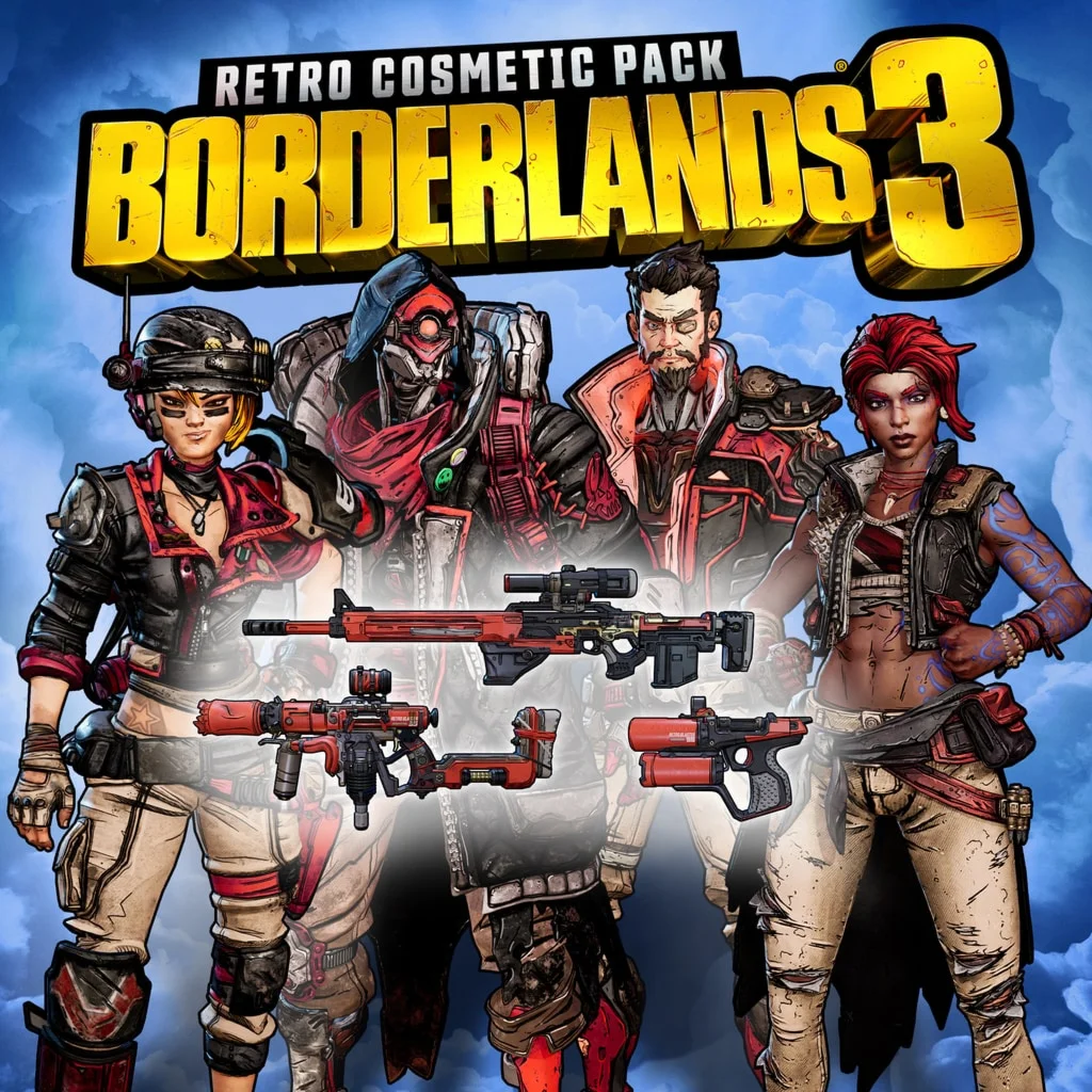 Косметический набор Ретро для Borderlands 3 PS4  PS5