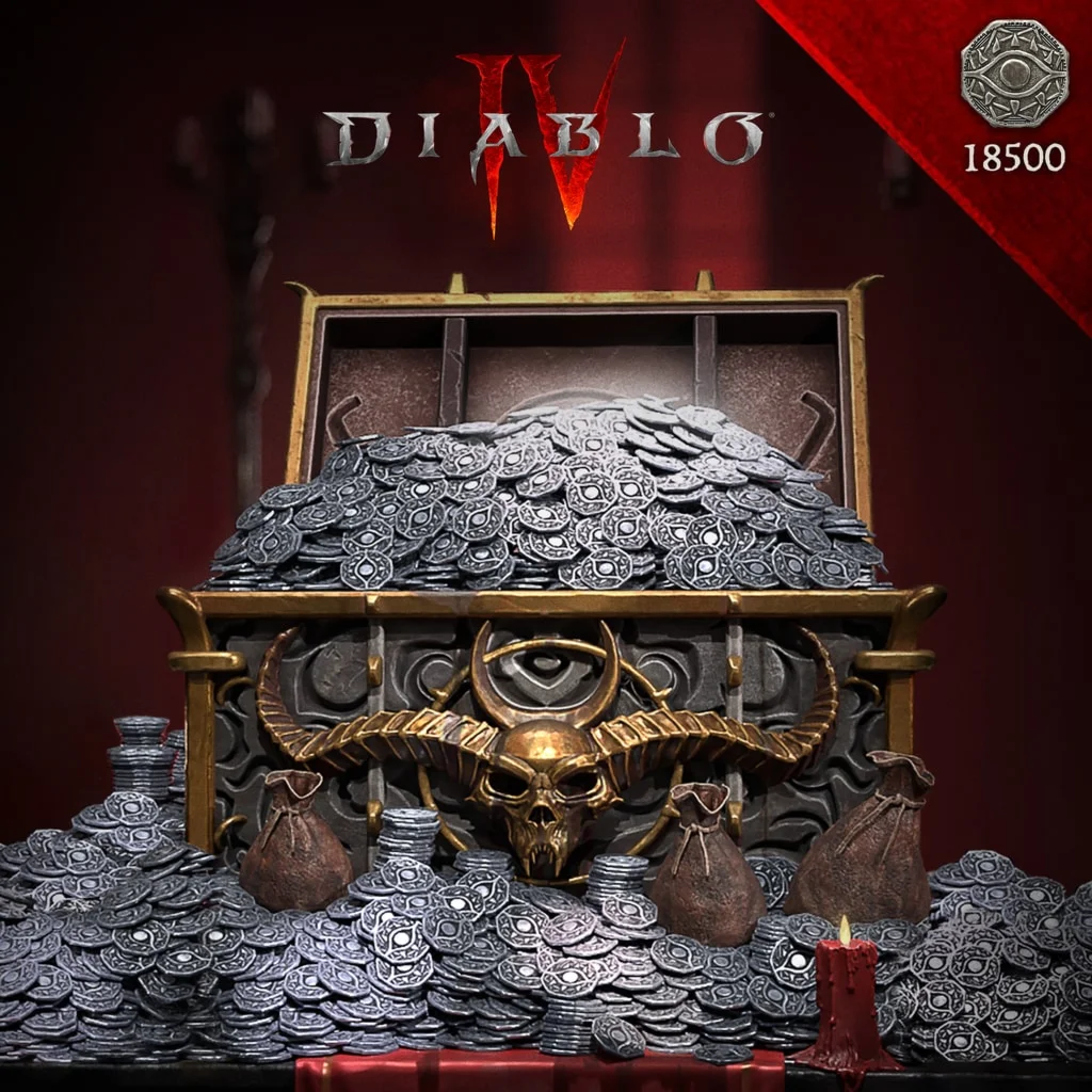 Diablo IV 18 500 ед платины 15 000 3 500 ед Платины