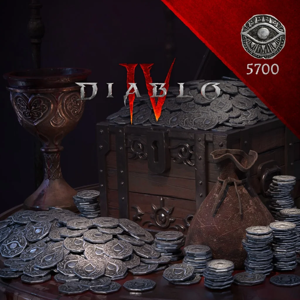Diablo® IV - 5700 ед. платины: 5000 + 700 ед. Платины