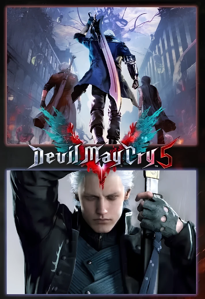 🟡DEVIL MAY CRY 5 DELUXE + VERGIL STEAM KEY⭐(✅RU+CIS✅)