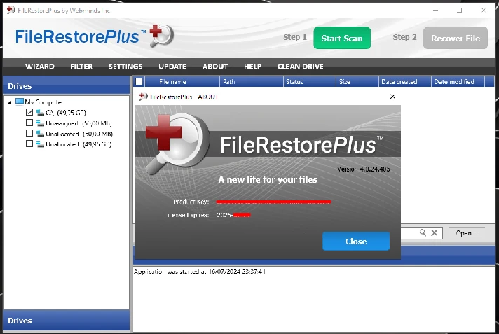 🔎 WebMinds FileRestorePlus 🔎 1 Year License Key 🔑