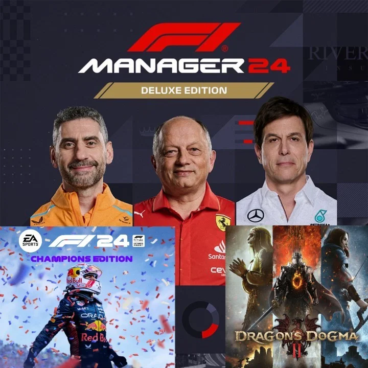 ️F1 Manager 2024 Deluxe Edition (STEAM) + F1 24