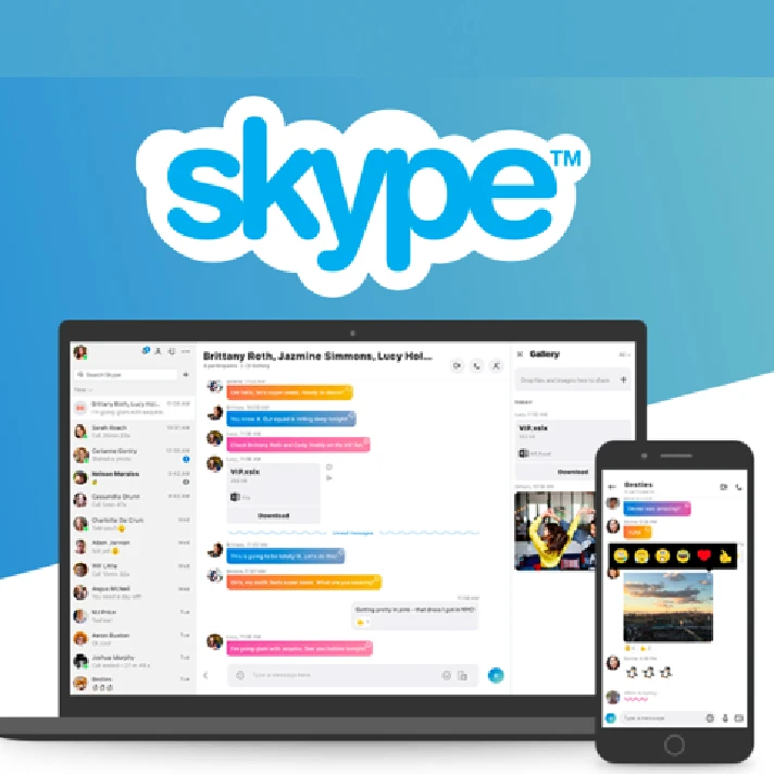 ⭐️ Skype GIFT CARD 10 USD ORIGINAL KEY🔑