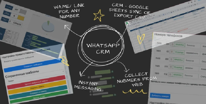 WhatsApp CRM extension synchronization with Google Docs