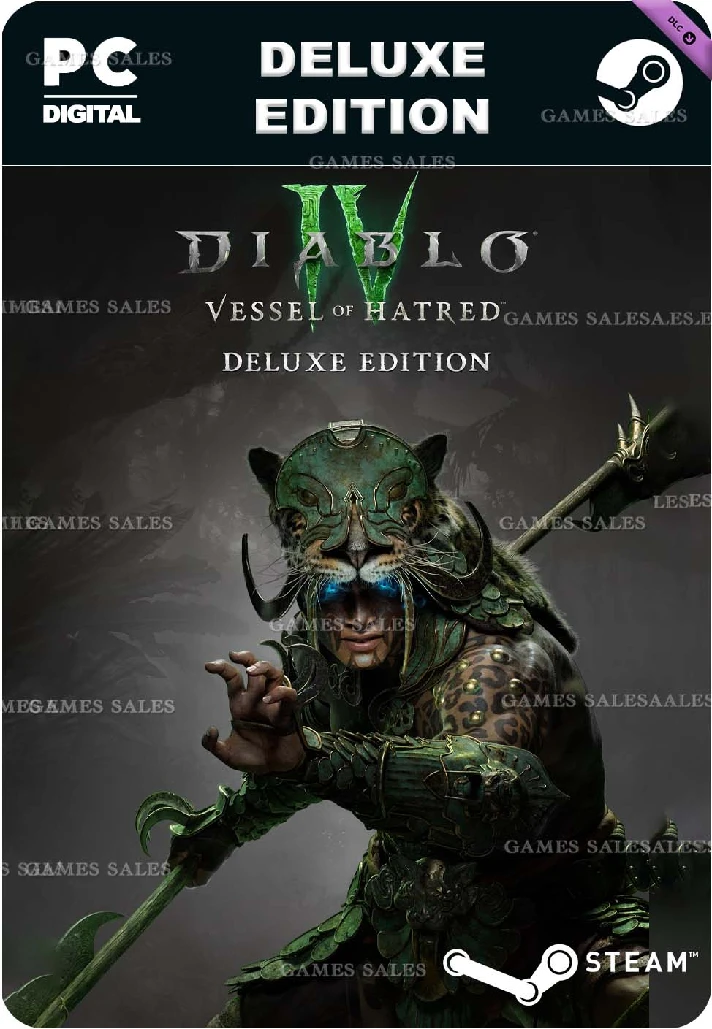 ✅💙DIABLO IV VESSEL OF HATRED - DELUXE💙STEAM GIFT🤖