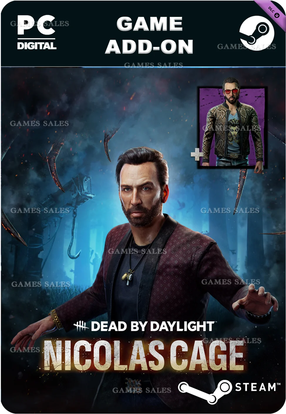DEAD BY DAYLIGHT - NICOLAS CAGE CHAPTER PACKSTEAM