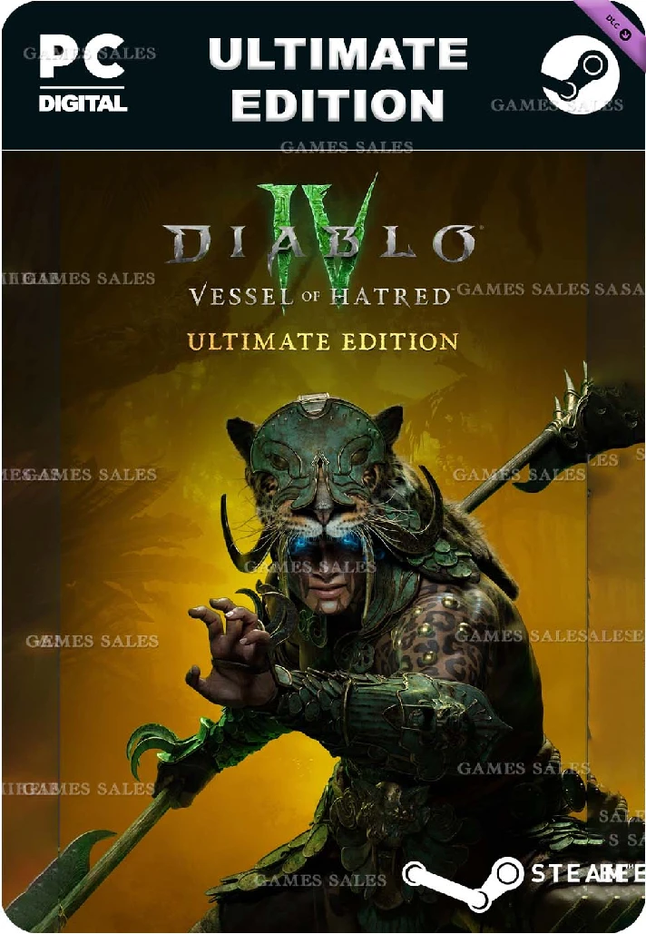 ✅💙DIABLO IV VESSEL OF HATRED ULTIMATE💙STEAM GIFT🤖