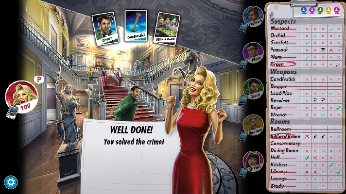 Clue/Cluedo: Classic Edition (Steam key / Region Free)