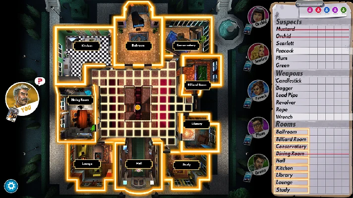 Clue/Cluedo: Classic Edition (Steam key / Region Free)