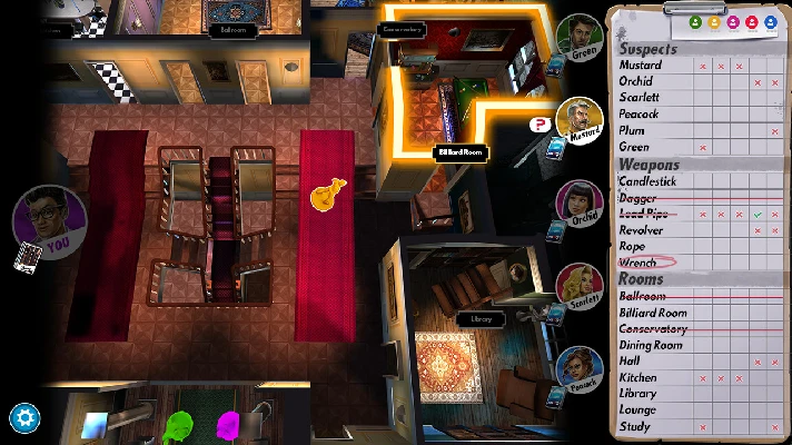 Clue/Cluedo: Classic Edition (Steam key / Region Free)