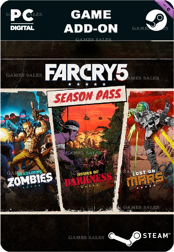 ✅💙FAR CRY® 5 - SEASON PASS💙STEAM GIFT🤖AUTODELIVERY🤖