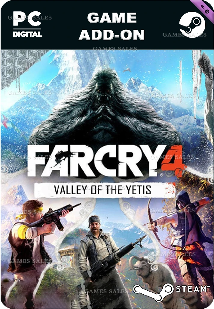 ✅💙FAR CRY® 4 VALLEY OF THE YETIS💙STEAM GIFT🤖AUTO