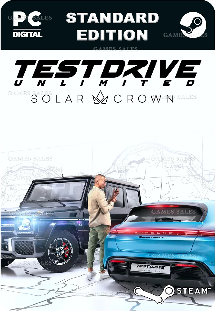 ✅💙TEST DRIVE UNLIMITED SOLAR CROWN💙STEAM GIFT🤖AUTO