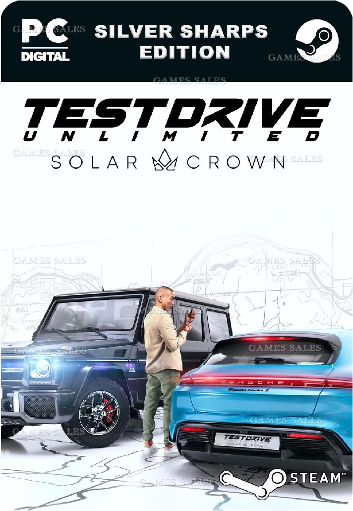 ✅TEST DRIVE UNLIMITED SOLAR CROWN SILVER SHARPS EDITION