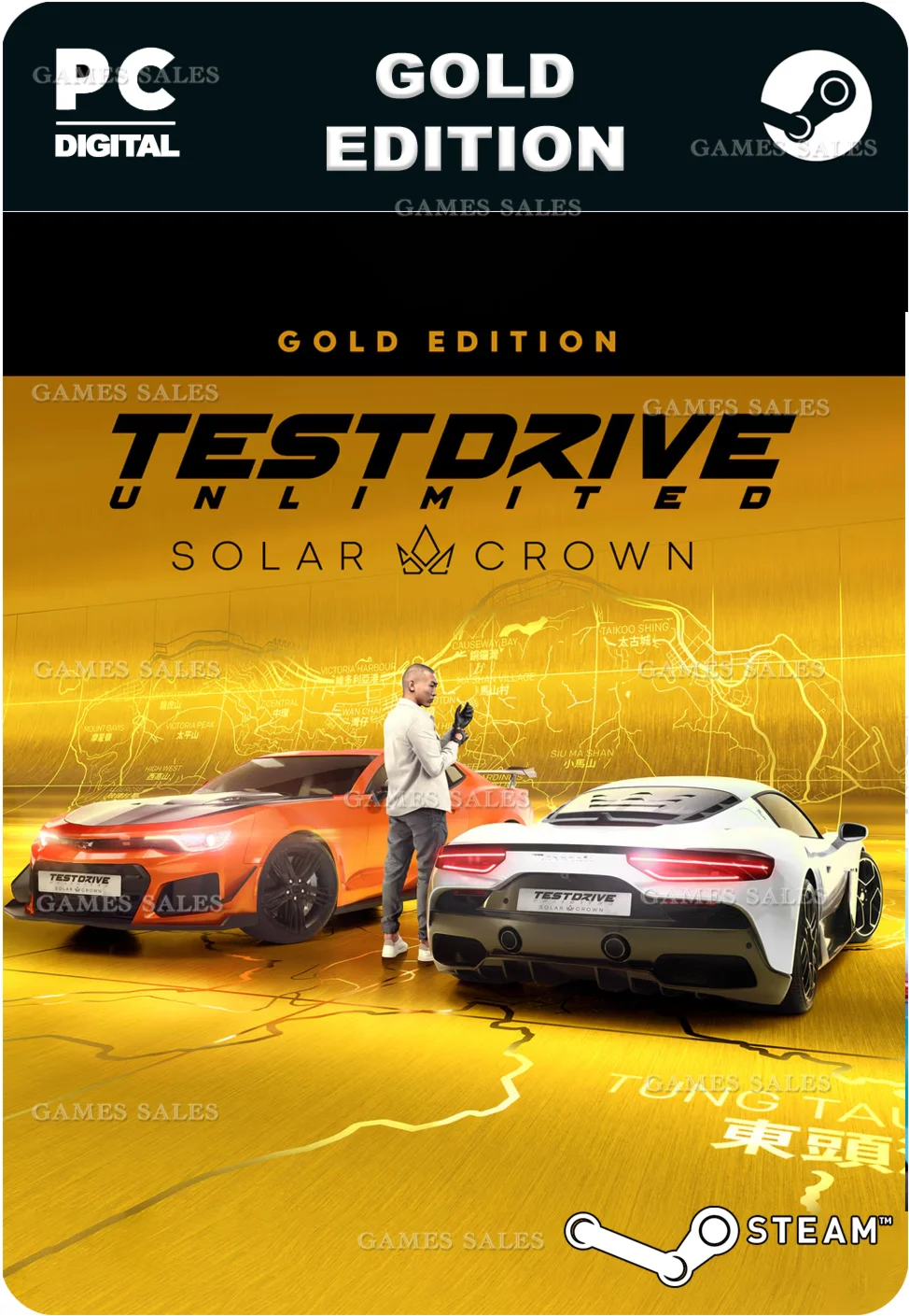 TEST DRIVE UNLIMITED SOLAR CROWN GOLD EDITIONSTEAM
