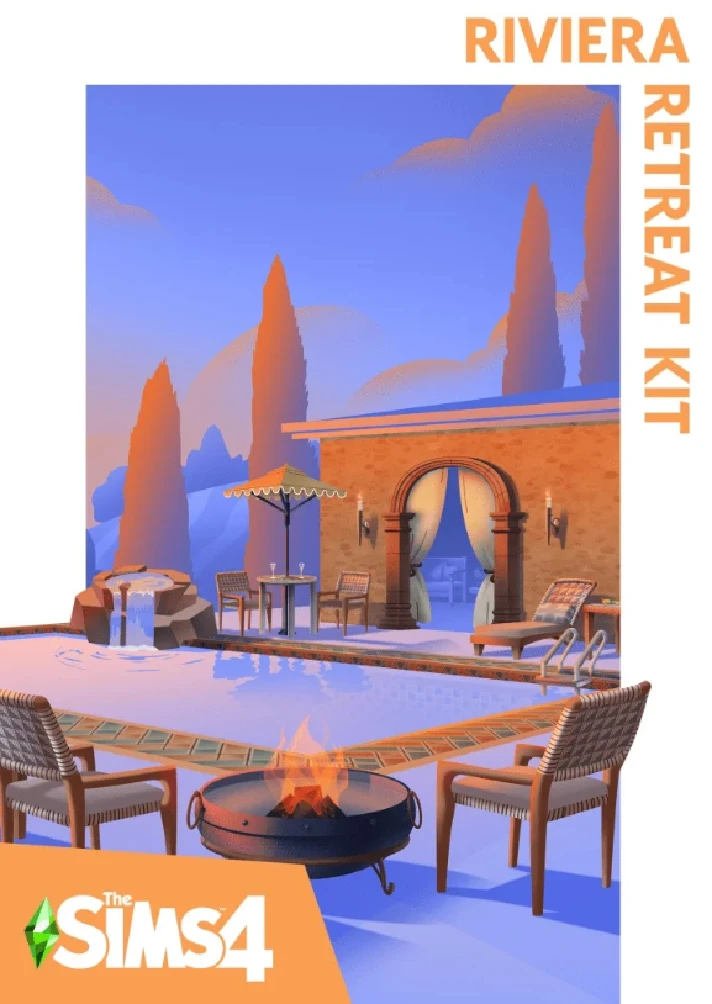 The Sims 4 riviera retreat kit/EA/Origin🐭