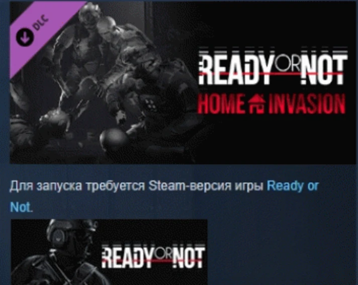 Ready or Not: Home Invasion 💎 DLC STEAM GIFT RUSSIA