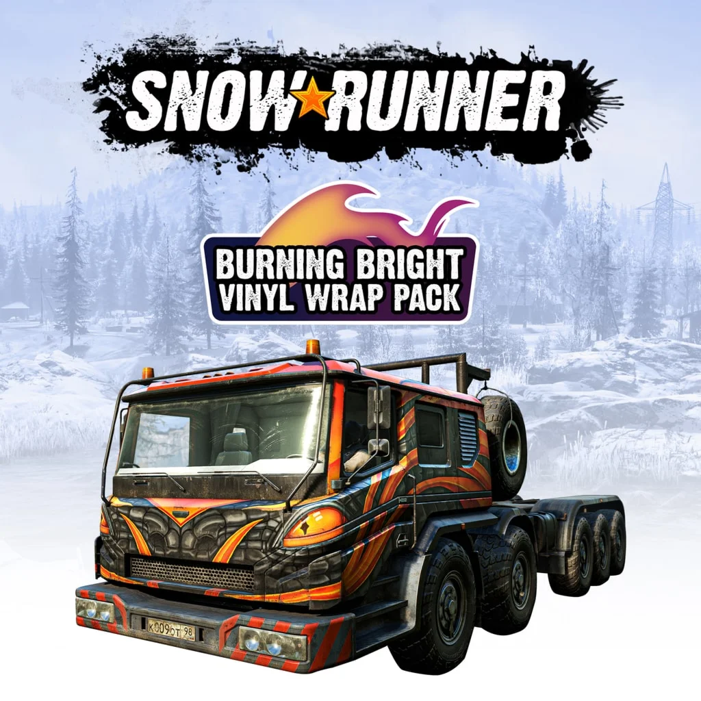 SnowRunner - Burning Bright Vinyl Wrap PackPS4PS5