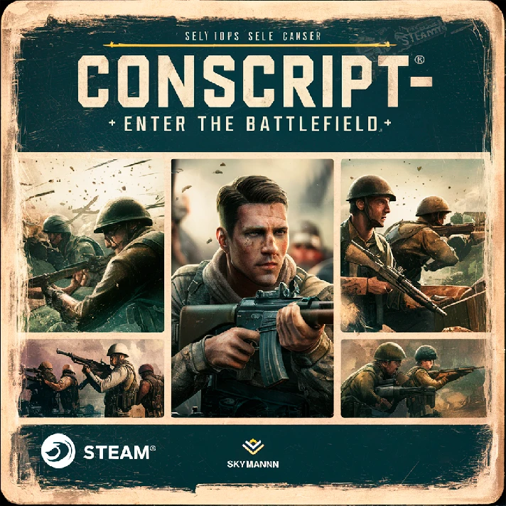 🔴CONSCRIPT DELUXE🔴🟡STEAM KEY⭐(✅RF+ CIS + TURKEY✅)