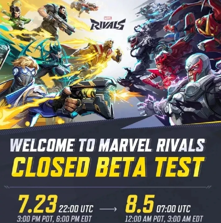 ✅ Marvel Rivals Closed Beta ✅steam KEY🔑