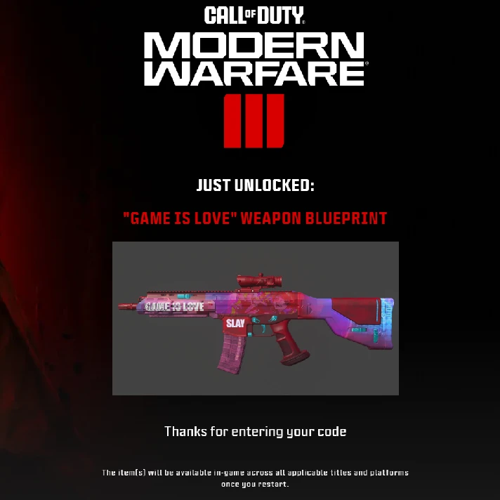 Game Is Love - MCW 6.8 Marksman Rifle Weapon Blueprint