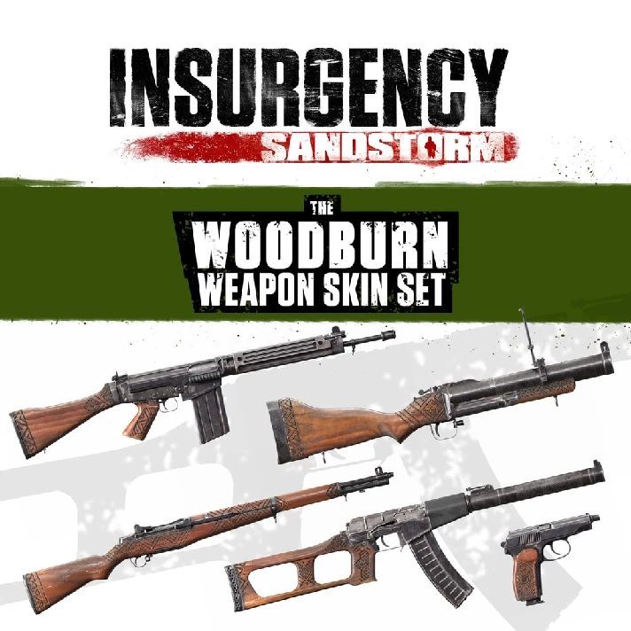 Insurgency: Sandstorm - Woodburn Weapon Skin Set✅PSN