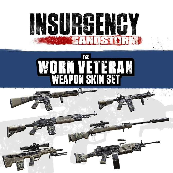 Insurgency: Sandstorm - Worn Veteran Weapon Skin Set✅PS