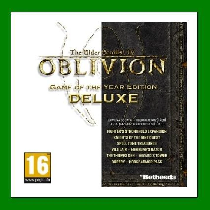 ✅Elder Scrolls IV Oblivion Game of the Year Deluxe✅0%💳