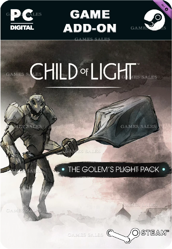 ✅💙CHILD OF LIGHT - THE GOLEM’S PLIGHT PACK💙STEAM GIFT