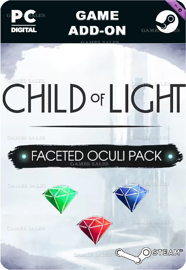 ✅💙CHILD OF LIGHT FACETED OCULI PACK💙STEAM GIFT🤖AUTO