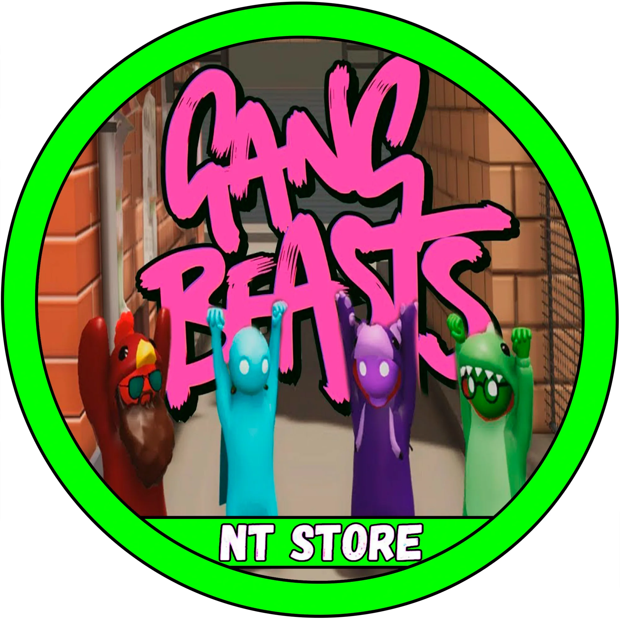 Gang Beasts  + 10 Игр STEAM️