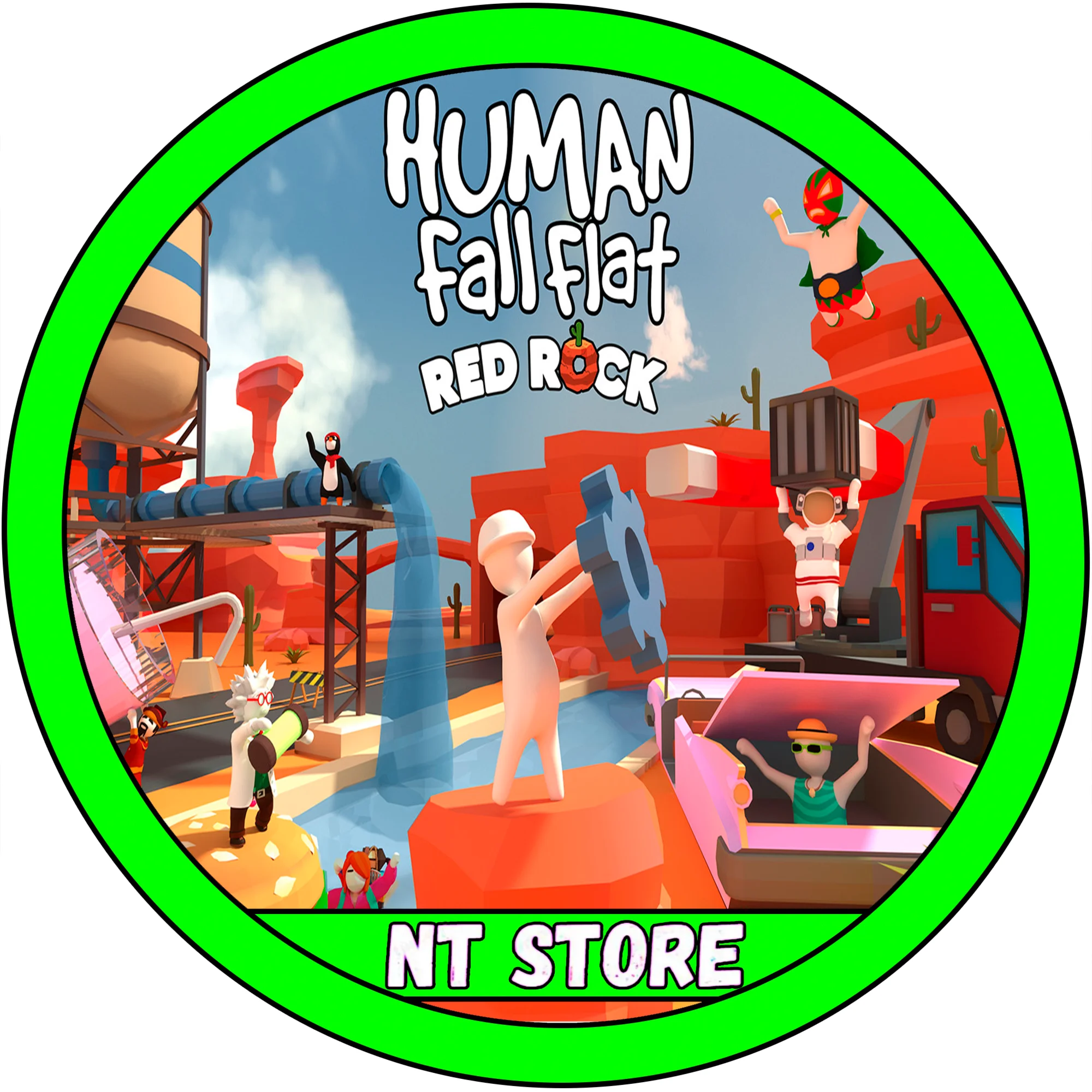 Human: Fall Flat  + 10 Игр STEAM️